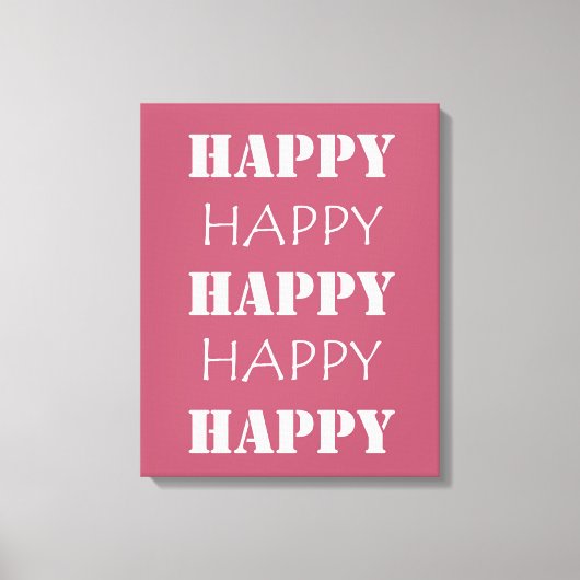 Happy Canvas Afdruk (Voorkant)