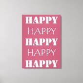Happy Canvas Afdruk (Voorkant)