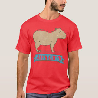 Happy Cappy Retro  Capybara T-shirt