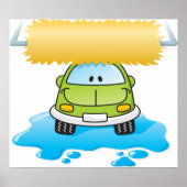 Happy Car Wash Poster (Voorkant)