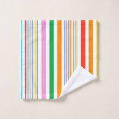 Happy Caribbean Fun Colors Bathroom Towel Sets (Gant de toilette)