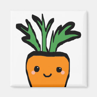 Happy carrot magneet