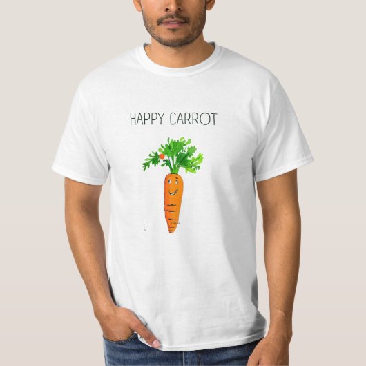 Happy Carrot T-Shirt (Voorkant)