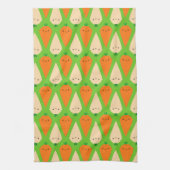 Happy Carrots en Parsnips Theedoek (Verticaal)