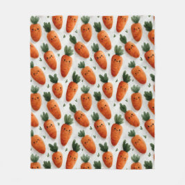 Happy Carrots Fleece Deken