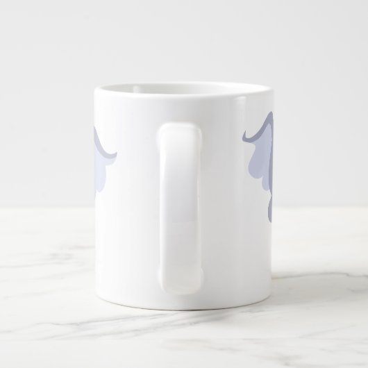 Happy Cartoon Elephant Jumbo Mok (Achterkant)