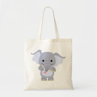 Happy Cartoon Elephant Sac