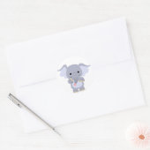 Happy Cartoon Elephant Sticker (Enveloppe)