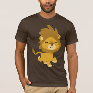 Happy Cartoon Lion T-shirt