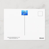 Happy Cartoon Llama Briefkaart (Achterkant)