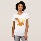Happy Cartoon Pony Women T-shirt (Devant entier)