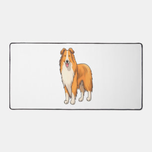 Happy Cartoon Rough Collie