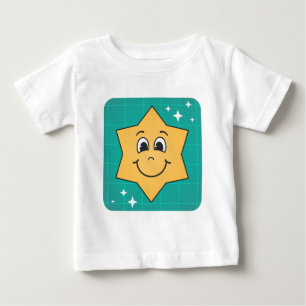 Happy cartoon ster smiley karakter xmas ontwerp