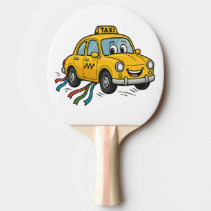 Happy Cartoon Taxi Tafeltennisbatje
