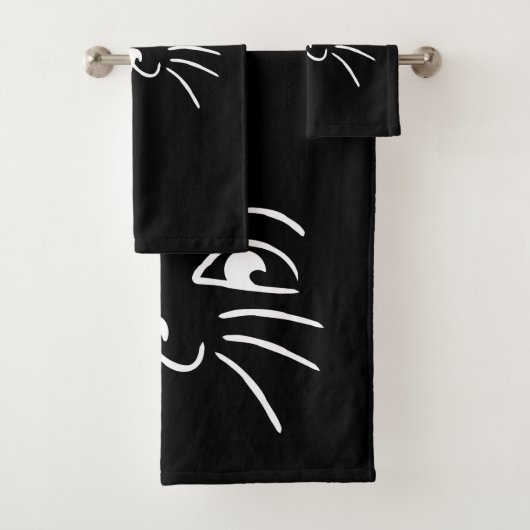 "Happy Cat" Bad Handdoek (Insitu)