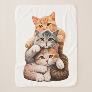 Happy Cat familie Sherpa Deken