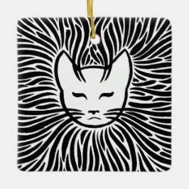 Happy Cat Keramisch Ornament