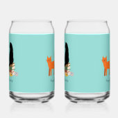 Happy Cat Lady Blikvorm Glas (Links)