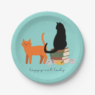 Happy Cat Lady Papieren Bordje