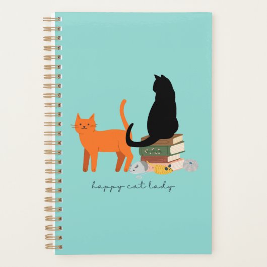 Happy Cat Lady Planner (Voorkant)
