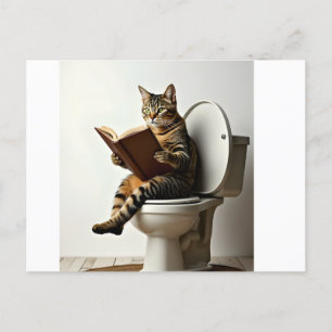 Happy Cat: Schattige kittenontwerp voor kattenlief Feestdagenkaart