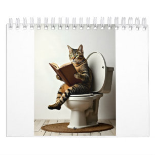 Happy Cat: Schattige kittenontwerp voor kattenlief Kalender