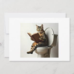 Happy Cat: Schattige kittenontwerp voor kattenlief Save The Date