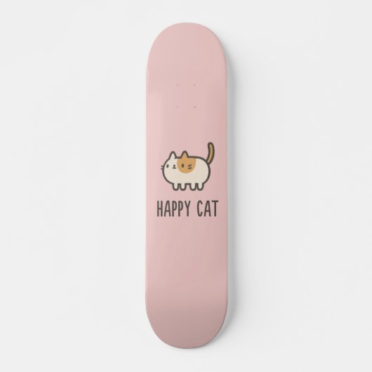 Happy Cat Skateboard (Voorkant)