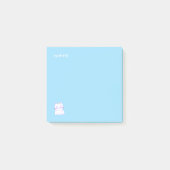 Happy Cat Sky Blue Post-it® Notes (Voorkant)