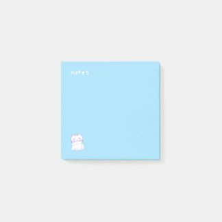 Happy Cat Sky Blue Post-it® Notes