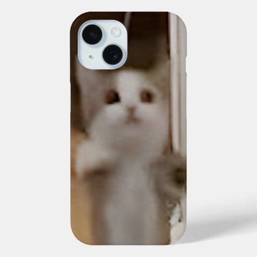 Happy Cat Telefoon/IPad Case (Achterkant)