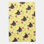 Happy Cat with Cocktails - Serviette de bar (Vertical)