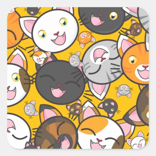 Happy Cats stickers (Voorkant)