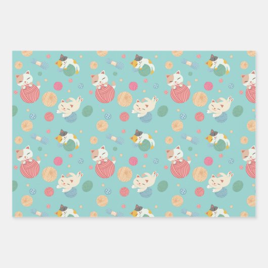 Happy Cats Wrapper Papier (Devant 2)