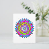 Happy Chakra Art Briefkaart (Staand voorkant)