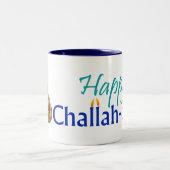 Happy Challah-days Blue-lining Mok (Center)
