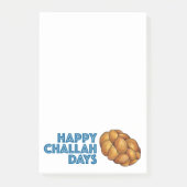 Happy Challah Days Hanukkah Chanukah Bread Loaf Post-it® Notes (Voorkant)