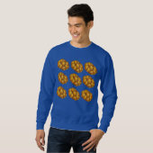 Happy Challah Days Holiday Hanukkah Chanukah Trui (Voorkant volledig)