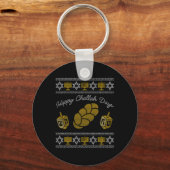 Happy Challah Days Sleutelhanger (Voorkant)