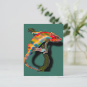 Happy Chameleon Briefkaart (Staand voorkant)