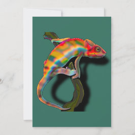 Happy Chameleon Kaart