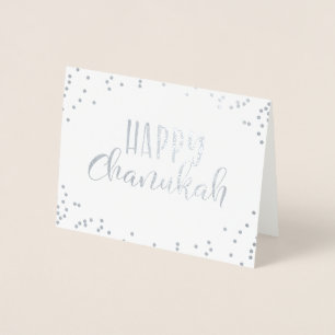Happy Chanukah Folie Kaarten
