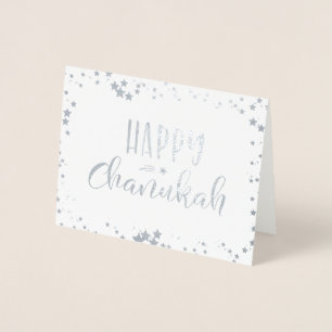Happy Chanukah Folie Kaarten