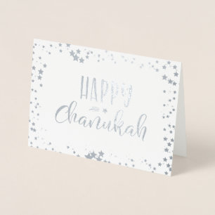 Happy Chanukah Folie Kaarten