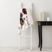 Happy Chanukah Moo Sherpa Blanket/Medium Deken (In situ)