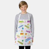 Happy Chanukah Pattern Schort (Gedragen)