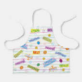 Happy Chanukah Pattern Schort (Voorkant)