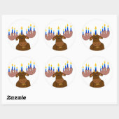 Happy Chanukah Sticker (Feuille)