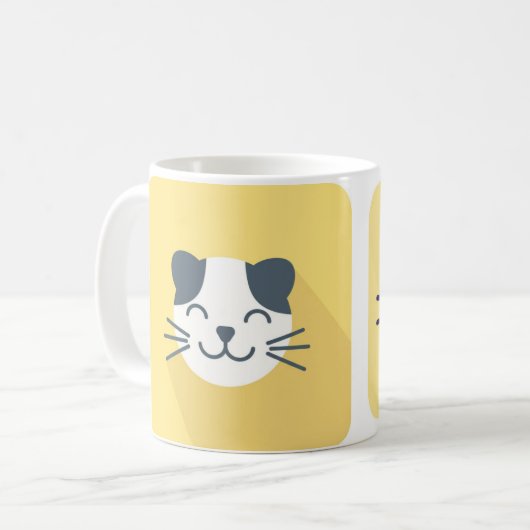 Happy Chat Face Mug (Devant gauche)