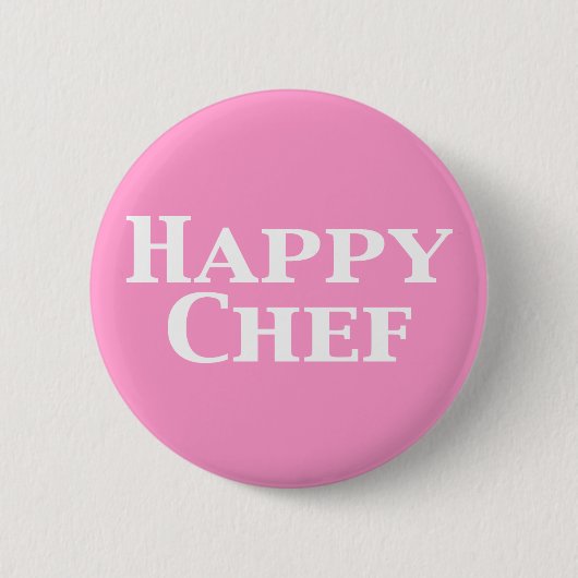 Happy Chef Cadeaus Ronde Button 5,7 Cm (Voorkant)